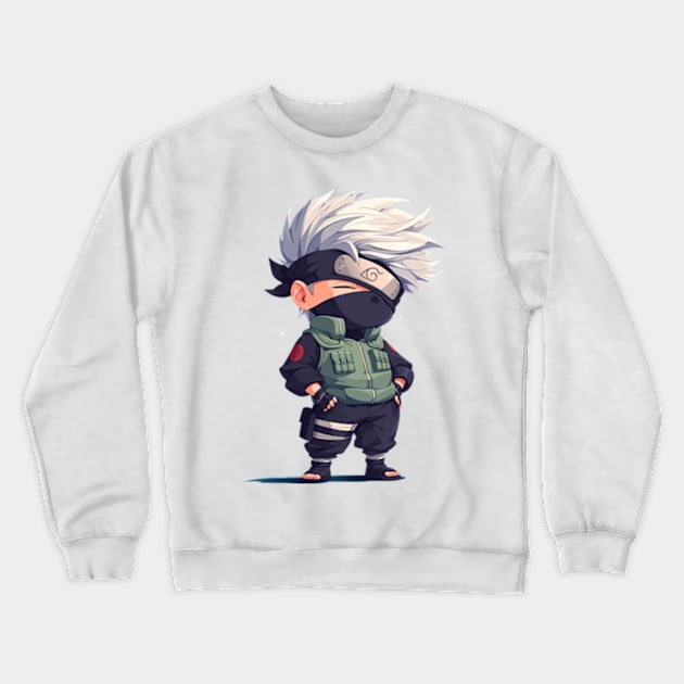 kakashi Crewneck Sweatshirt by peterdoraki